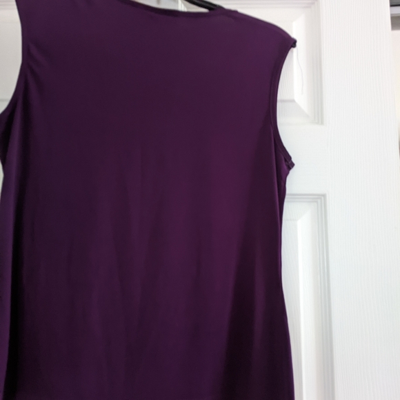 Mandy Evans purple sleeveless blouse lightweight - Picture 3 of 5